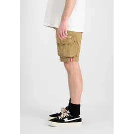 Alpha Industries Shorts mit Cargotaschen Modell Crew Short Khaki, 34