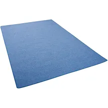 Snapstyle Feinschlingen Velour Teppich Strong Blau, 200x300cm