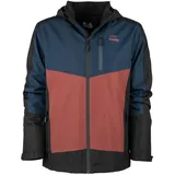Forsberg Petrusk Funktionsjacke / bordeaux/dunkelblau / M