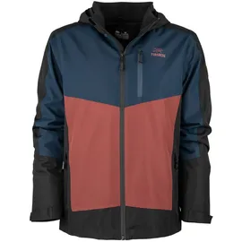 Forsberg Petrusk Funktionsjacke / bordeaux/dunkelblau / M