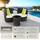 Tectake Nizza Set 2-tlg. Schwarz