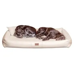 Tierlando ® CLIFFORD LATEX Orthopädische Hundematratze creme 1 m, 16 cm, 75 cm