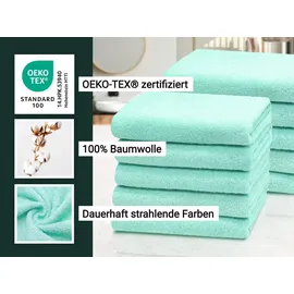 ZOLLNER Handtuchset 10-tlg. mint