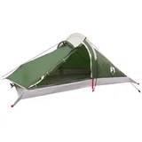 vidaXL Trekkingzelt Grün 4-Personen 185T Polyester mit PU-Beschichtung