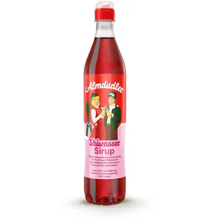 Almdudler Skiwasser Sirup – 1 x 700 ml Himbeer-Zitrone Getränkesirup - ergibt ca. 7 Liter Limo - Skiwasser Limonade