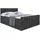 altdecor Boxspringbett mit Matratze, Topper, Polsterbett mit, Bettkasten MIAMI-Z KING - 180x200 - Schwarz Holzwerkstoff, Höhe ca. 20 cm cm, Schlafzimmer, Betten, Boxspringbetten
