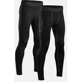 Danish Endurance Sporthose Compression in black/grey camo