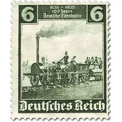 Briefmarken Deutsches Reich - 100 Jahre Deutsche Eisenbahn, Michel-Nr.: 580-583, postfrisch