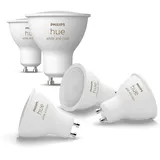 Philips Hue White & Color Ambiance GU10 LED Spot 5er Pack (400 lm), dimmbare LED Lampen für das Hue Lichtsystem mit 16 Mio. Farben, smarte Lichtsteuerung über Sprache und App