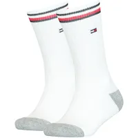 Tommy Hilfiger Iconic Kids' Sports Socken 2er Pack Weiß 39-42