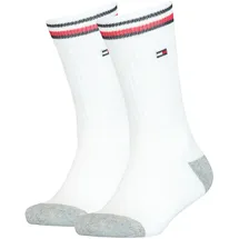 Tommy Hilfiger Iconic Kids' Sports Socken 2er Pack Weiß 39-42
