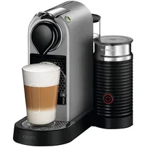 Krups Nespresso Citiz & Milk XN 761B silber + Aeroccino