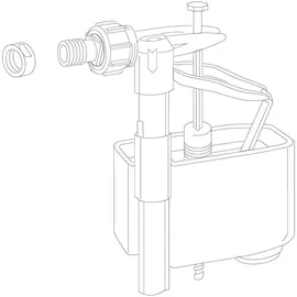 Valsir Corallo 1,2,3 Füllventil Schwimmerventil 3/8''