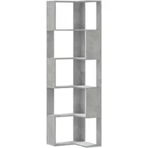 vidaXL Eckregal Bücherregal 50 x 50 x 179 cm Betongrau