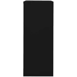 vidaXL Büroschrank Schwarz 90x40x102 cm Stahl