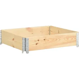 vidaXL Hochbeet 100 x 100 x 100 cm Braun