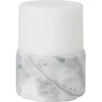 Duni Kerzenhalter Duni LED Bright Marble 105x75 mm Grau