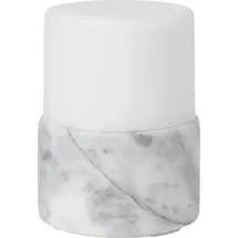 Duni Kerzenhalter Duni LED Bright Marble 105x75 mm Grau
