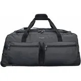 Bugatti Lima Reisetasche auf Rollen für Urlaub, Reisen und Sport, 70 cm, Schwarz