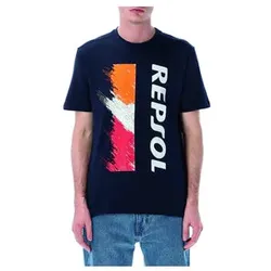 Repsol Vertical T-Shirts blau, L