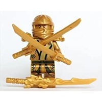 LEGO Ninjago: goldener Lloyd mit Schwertern