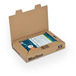 15 ColomPac® Versandkartons CP 098 Mailbox XS 25,0 x 15,8 x 3,9 cm