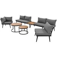 Xixiworkshop Gartenlounge-Set für 5-6 Personen, Gartenmöbel, Essgruppe für Terrasse