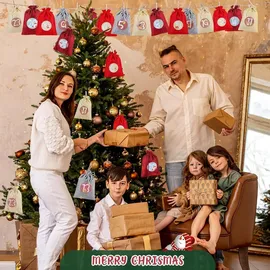 luxuskollektion DIY-Adventskalender Groß 24 Säckchen
