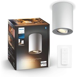 Philips Hue White Ambiance Pillar Einzelspot weiß