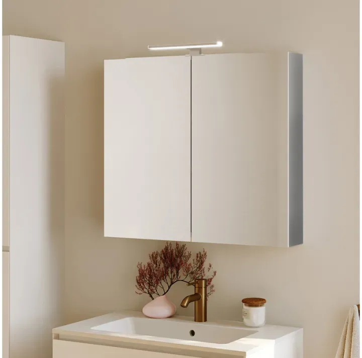 Riho Seitenwand für Spring-UP-Spiegelschrank - Ash Grey mat