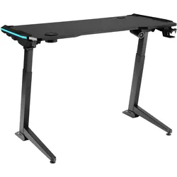 TECTAKE Schreibtisch Hemingway höhenverstellbar 130x 67,2x 72-121cm