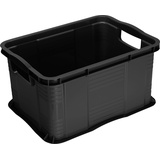 Rotho Aufbewahrungsbox Agilo A4 17,5 l schwarz 39 x 39 x 21,5 cm (l x b x h) Aufbewahrungsbox - Rotho