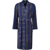 CAWÖ Bademäntel Herren Kimono Struktur 2508 blau - 13 XL Schwarz
