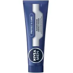 NIVEA MEN Protect & Care Rasiercreme 81772 , 100 ml - Tube