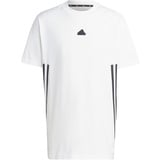 adidas Herren T-Shirt (Short Sleeve) M Fi 3S T, White, IC8245, S