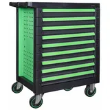 Jbm Werkzeugwagen 9 Gleiche Schubladen Grün - Leer - Black / Green - One Size
