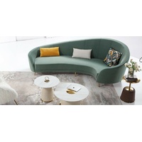 JVmoebel Ecksofa, Rund Sofa Modernes Sofa Wohnlandschaft Zimmer grün