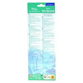 Lexibook Disney Stitch 20 Bilder Projektionsuhr Digital Blau