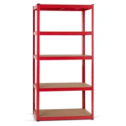 Stagecaptain Heavyrack Lagerregal Holzböden Rot, max. 875 kg
