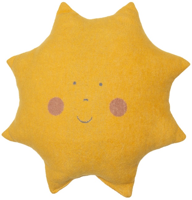 Zierkissen Sonne (40X40) In Gelb