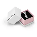 Pandora Moments Verschlungene Herzen Charm-Anhänger Sterling Silber