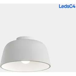 LEDS C4 Design Deckenleuchte MISO, IP20, Ø 28.5 cm, E27, Stahl, weiß / innen weiß LEDS-15-8330-14-14