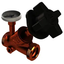 Kemper MULTI-FIX-PLUS Regulierventil manuell, m. Entlst., m. Therm., AG, DN15