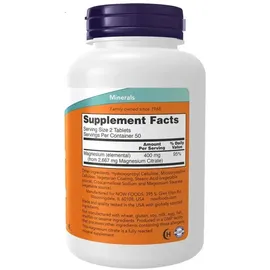 NOW Foods Magnesium Citrate 200 mg Tabletten 100 St.