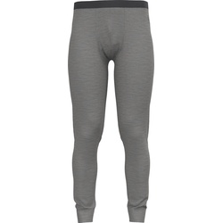 Odlo The Natural Merino 200 Base Layer Bottoms odlo steel grey melange (10183) S