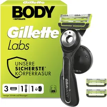 Gillette Labs Body + Intimate Rasierer + 3 Rasierklingen