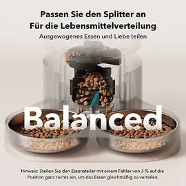 PETLIBRO GRANARY WIFI DUAL ESSENSCHALE SCHWARZ Futterautomat