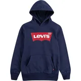 Levi's Levis Kids BATWING screenprint HOODIE Logo-Brustprint, Kängurutasche, für Jungen, Dress Blues 152