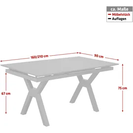 deVries Hammond 160 x 90 cm anthrazit