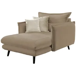 Relaxsessel Lazio Hellbraun Chenille